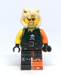 LH3760 LEGO HRANÁ MINIFIGURKA MUŽ S LEBKOU NA HLAVĚ