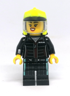 LH3872 LEGO HRANÁ MINIFIGURKA ŽENA ZÁVODNICE