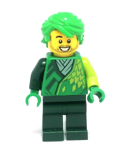 LH3904 LEGO HRANÁ MINIFIGURKA GREEN NINJA