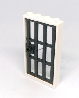 LH2545 LEGO HRANÝ DÍL MŘÍŽOVÉ DVEŘE V BÍLÉM RÁMU