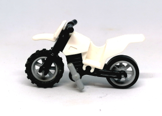 LH2579 LEGO HRANÁ MOTORKA BÍLÁ ČERNÝ RÁM