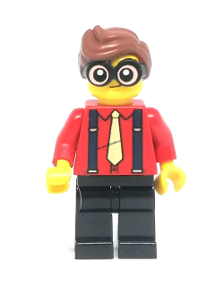 LH3944 LEGO HRANÁ MINIFIGURKA KLUK RŮŽOVÉ BRÝLE