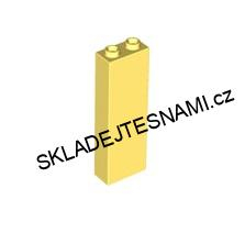 LH2627 LEGO NOVÝ DÍL SVĚTLE ŽLUTÁ KOSTKA VYSOKÁ 1X2X5