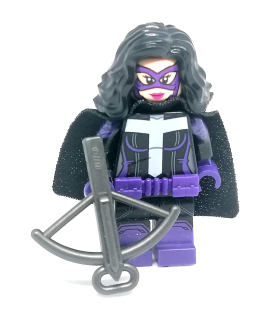 LH3961 LEGO HRANÁ MINIFIGURKA SUPERHRDINKA ČERNOFIALOVÁ
