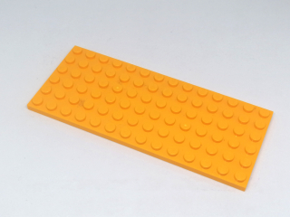 LH2642 LEGO HRANÁ PODLOŽKA DESTIČKA 6X14 SVĚTLE ORANŽOVÁ