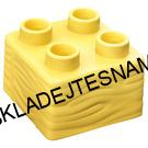 N1187 DUPLO NOVÝ DÍL KOSTKA 2X2 ŽLUTÁ SENO