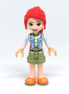 LH3996 LEGO HRANÁ MINIFIGURKA FRIENDS ČERVENÉ VLASY
