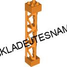 LH2663 LEGO NOVÝ DÍL SLOUP ORANŽOVÝ VÝŠKA