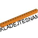 LH2665 LEGO NOVÝ DÍL KOSTKA ORANŽOVÁ 1X16
