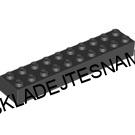 LH2667 LEGO NOVÝ DÍL KOSTKA ČERNÁ 2X10