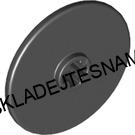 LH2675 LEGO NOVÝ DÍL ČERNÝ DISK S KŘÍŽKEM UPROSTŘED PRŮMĚR 23 MM