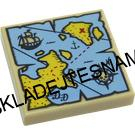 X281 LEGO PLOTNA 2X2 NOPKY POTISK MAPA