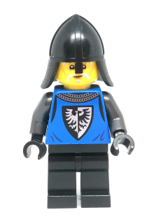LN1658 LEGO NOVÁ MINIFIGURKA RYTÍŘ S ORLICÍ V ČERNÉ HELMICI