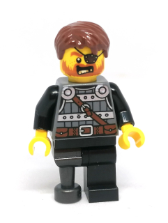 LN1659 LEGO NOVÁ MINIFIGURKA PIRÁT S DŘEVĚNOU NOHOU