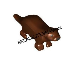 X286 LEGO NOVÝ DÍL HNĚDÁ VYDRA