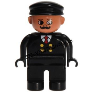 H572 DUPLO HRANÁ FIGURKA MUŽ ŽELEZNIČÁŘ STARŠÍ TYP