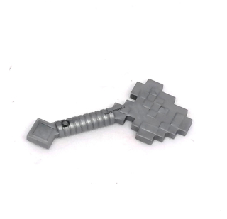 X289 LEGO NOVÝ DÍL SEKERA MINECRAFT ŠEDÁ