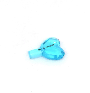 F805 LEGO DIAMANT MODRÝ PRŮSVITNÝ VE TVARU SRDCE