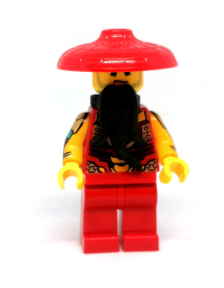 LH4106 LEGO HRANÁ MINIFIGURKA NINJAGO ČERVENÁ
