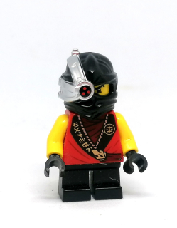 LH4121 LEGO HRANÁ MINIFIGURKA NINJAGO ČERVENO ČERNÁ