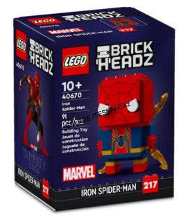 40670 LEGO BRICK HEADZ IRON SPIDER-MAN