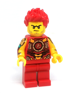 LN1668 LEGO NOVÁ MINIFIGURKA NINJA ČERVENÉ VLASY