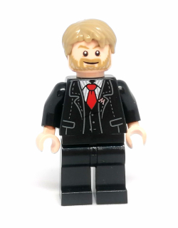 LH4127 LEGO HRANÁ MINIFIGURKA MUŽ V OBLEKU MAFIÁN