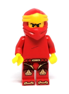 LH4140 LEGO HRANÁ MINIFIGURKA NINJA ČERVENÝ