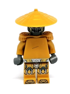 LH4142 LEGO HRANÁ MINIFIGURKA ROBOT ZLATÝ KLOBOUK