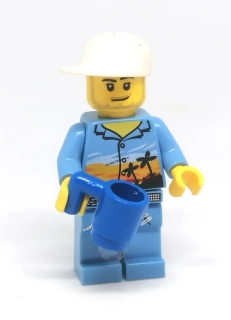 LH4158 LEGO HRANÁ MINIFIGURKA MUŽ MODRÉ OBLEČENÍ