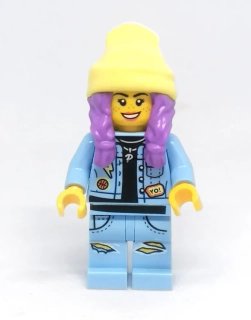 LH4185 LEGO HRANÁ MINIFIGURKA ŽENA MODRÉ OBLEČENÍ