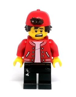 LH4233 LEGO HRANÁ MINIFIGURKA MUŽ BASEBALLOVÁ BUNDA