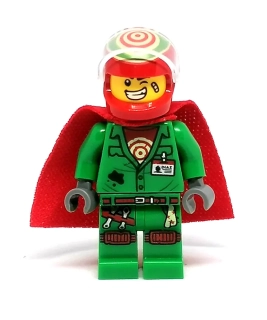 LH4242 LEGO HRANÁ MINIFIGURKA ZÁVODNÍK S PLÁŠTĚM