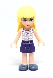 LH4253 LEGO HRANÁ MINIFIGURKA FRIENDS DÍVKA FIALOVÉ KRAŤASY