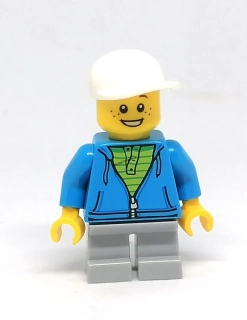 LH4260 LEGO HRANÁ MINIFIGURKA KLUK BÍLÁ ČEPICE