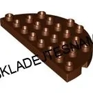 N1164 DUPLO NOVÝ PŮLKRUH 4Y8 NOPKŮ HNĚDÝ