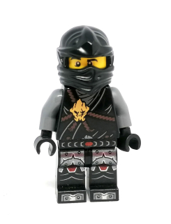 LH4305 LEGO HRANÁ MINIFIGURKA NINJA ČERNÝ