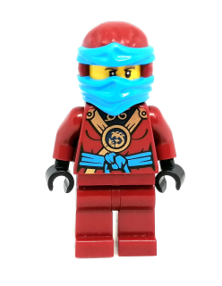 LH4306 LEGO HRANÁ MINIFIGURKA NINJA ČERVENÉ KIMONO