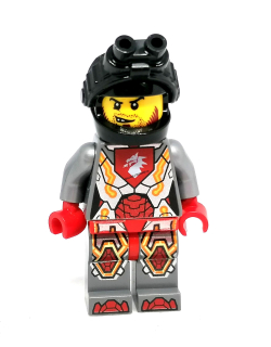 LH4318 LEGO HRANÁ MINIFIGURKA NEXO RYTÍŘ ŠEDÝ