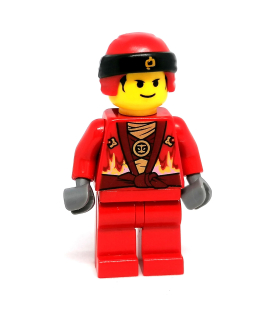 LH4323 LEGO HRANÁ MINIFIGURKA MUŽ ČERVENÉ KIMONO