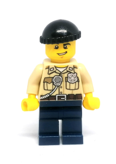 LH4344 LEGO HRANÁ MINIFIGURKA ŠERIF ČERNÁ ČEPICE