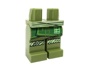 A33 NOHY NOVÉ OLIVOVĚ ZELENÉ NINJAGO LLOYD