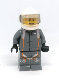 LH4397 LEGO HRANÁ MINIFIGURKA F1 PILOT MCLAREN