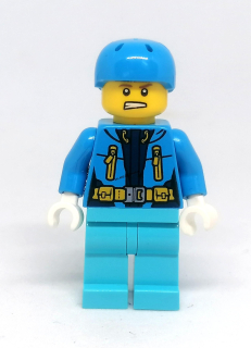 LH4410 LEGO HRANÁ MINIFIGURKA MUŽ MODRÉ OBLEČENÍ