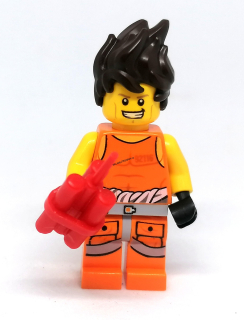 LH4418 LEGO HRANÁ MINIFIGURKA MUŽ S DYNAMITEM