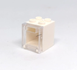 LH1865 LEGO HRANÁ STŘÍŇKA BÍLÁ PRŮHLEDNÉ DVEŘE