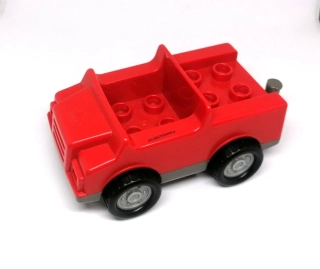 H37 DUPLO HRANÉ VOZIDLO AUTO ČERVENÉ