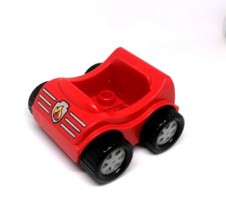 H39 DUPLO HRANÉ VOZIDLO AUTO ČERVENÉ MINI