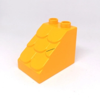 H82 DUPLO HRANÝ KOSTKA ZKOSENÁ TEXTURA STŘEŠNÍ TAŠKY
