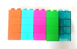 BALÍČEK C - HRANÉ DUPLO KOSTKY 130 GRAMŮ I PRUHLEDNE